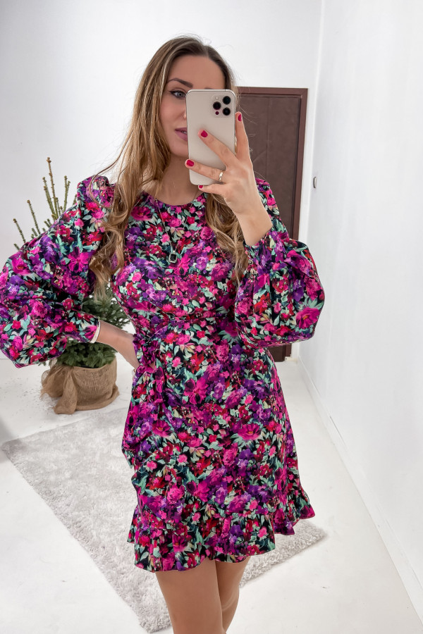 PREORDER WYSYŁKA OD 31.03 SUKIENKA MARLA BY CLARET MULTICOLOUR 1