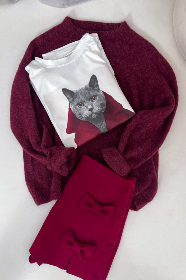 T-SHIRT RUBY BURGUND - CAT 2