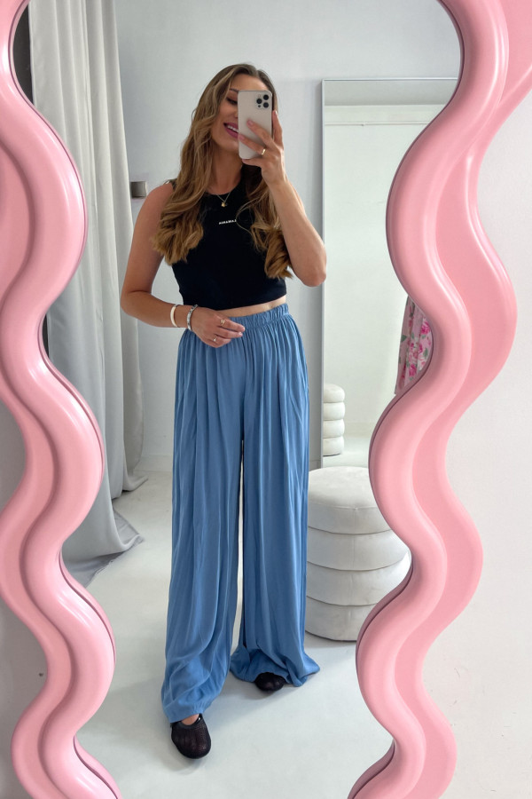 SPODNIE VELA WISKOZA NIEBIESKI JEANS 2