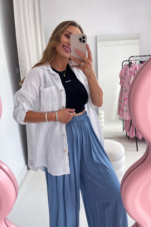 SPODNIE VELA WISKOZA NIEBIESKI JEANS 3