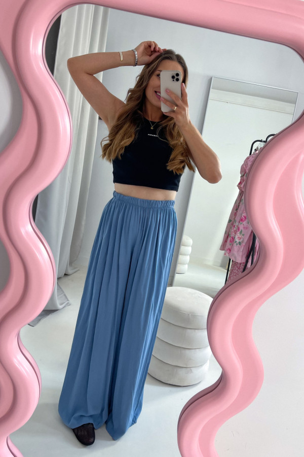 SPODNIE VELA WISKOZA NIEBIESKI JEANS 4